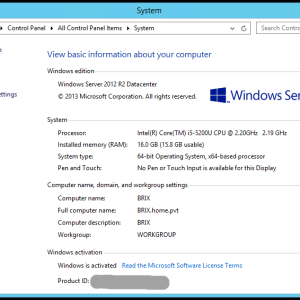 BRIX Windows System Info